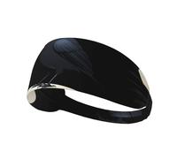 Fascia elastica sportiva per capelli YYHWHJDE Crow on the Pebble Prints Athletic Band per donne e uomini