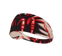 Fascia elastica sportiva per capelli YYHWHJDE Cute little red spider Picture Soft, traspirante, Quick-Dry