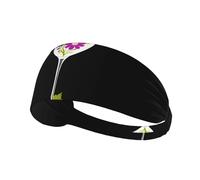 Fascia elastica sportiva per capelli YYHWHJDE Flowers in the wine glass modello asciugatura rapida, traspirante