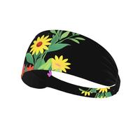 Fascia elastica sportiva per capelli YYHWHJDE Flowers on the cart modello ad asciugatura rapida, traspirante