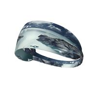 Fascia elastica sportiva per capelli YYHWHJDE Glacier Fjord, modello Alaska, asciugatura rapida, traspirante