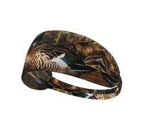 Fascia elastica sportiva per capelli YYHWHJDE Mallard Duck Picture Soft, traspirante, ad asciugatura rapida