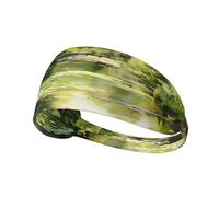 Fascia elastica sportiva per capelli YYHWHJDE Ninfee in stagno Stampe Athletic Band per donne e uomini