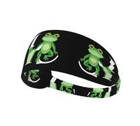 Fascia elastica sportiva per capelli YYHWHJDE The Frog Prince who said he loved you Pattern Soft, traspirante, Quick-Dry