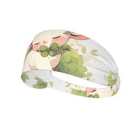 Fascia elastica sportiva per capelli YYHWHJDE The shy little sheep Picture Soft, traspirante, ad asciugatura rapida