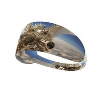 Fascia elastica sportiva per capelli YYHWHJDE Wings Metal Carriage Prints Athletic Band per donne e uomini