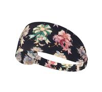 Fascia elastica sportiva YYHHAOFA vari fiocchi stampa morbida, traspirante, ad asciugatura rapida