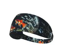 Fascia elastica sportiva YYHWHJDE Small Fish in the Fish Tank stampa spandex, morbido, traspirante, ad asciugatura rapida
