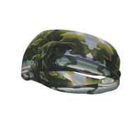 Fascia elastica unisex con alghe magiche, per basket, corsa, ciclismo, yoga, fitness, ecc