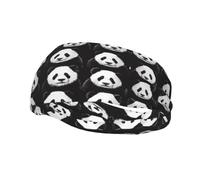 Fascia elastica unisex con motivo panda pareto grafico basket fascia elastica per esercizi, corsa, ciclismo, yoga, fitness, fascia per il sudore,