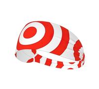 Fascia elastica unisex con stampa di bersaglio di design su entrambi i lati, ideale come regalo per amici amanti dello sport, famiglia