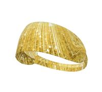 Fascia elastica unisex con stampa luccicante dorata, ideale come regalo per amici amanti dello sport, famiglia