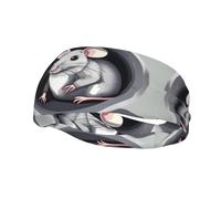 Fascia elastica unisex con topo nel buco per basket, corsa, ciclismo, yoga, fitness, fascia per il sudore,