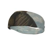 Fascia elastica unisex per capelli con sagoma di tricheco coronato e nave a vela, ideale per palestra, yoga, allenamento ed esercizio fisico.