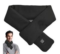 Fascia elettrica per il collo, 80 x 11 cm, ricaricabile, livelli di temperatura, tre livelli di controllo del calore, comoda sciarpa riscaldata senza fili per sollievo dalle intemperie invernali, per