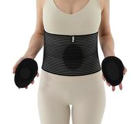 Fascia ernia ombelicale. Cinto per ernia ombelicale - Sostegno per ernia addominale. Fascia per ernia ombelicale uomo e donna. Cintura ernia ombelicale terapeutica: 2 cuscinetti di compressione (XXL)