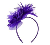 Fascia fascisti da donna per cappelli da sposa, fascia neon (viola, taglia unica)