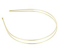 Fascia for capelli, 4 pezzi Sport Cerchietto for testa Tiara Copricapo Fascia for capelli Fascia dorata Fasce for capelli a doppia fila in metallo Doppia fascia Fascia for capelli sottile in metallo