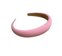 Fascia for capelli a tesa larga tinta unita for donna | Accessorio for la stiratura dei capelli alto | Fascia for capelli alla moda for l'uso quotidiano(pink)