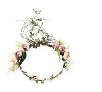 Fascia for capelli con fiori, corona di fiori for sposa, fascia for capelli, accessori for capelli, festa di nozze, ghirlanda primaverile, copricapo(B03)