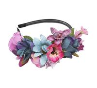Fascia for capelli con fiori di simulazione del vento fatta a mano for donne, accessori for capelli for tutte le occasioni