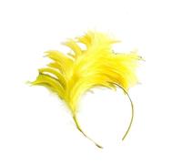 Fascia for capelli con piume Boho, decorazione for la testa, fascia for capelli da esibizione di danza, accessori for capelli for festival di Halloween(B)