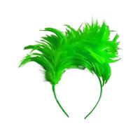 Fascia for capelli con piume Boho, decorazione for la testa, fascia for capelli da esibizione di danza, accessori for capelli for festival di Halloween(E)