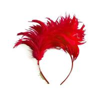 Fascia for capelli con piume Boho, decorazione for la testa, fascia for capelli da esibizione di danza, accessori for capelli for festival di Halloween(C)
