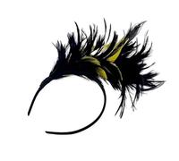 Fascia for capelli con piume Boho, decorazione for la testa, fascia for capelli da esibizione di danza, accessori for capelli for festival di Halloween(R)
