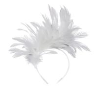 Fascia for capelli con piume Boho, decorazione for la testa, fascia for capelli da esibizione di danza, accessori for capelli for festival di Halloween(A)