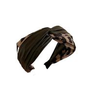 Fascia for capelli con stampa leopardata for donne e signore, elegante fascia for capelli con stampa leopardata, accessorio alla moda for capelli, elegante fascia con motivo leopardato, regalo perfett