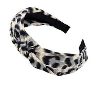 Fascia for capelli con stampa leopardata for donne e signore, elegante fascia for capelli con stampa leopardata, accessorio alla moda for capelli, elegante fascia con motivo leopardato, regalo perfett