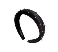 Fascia for capelli con strass for donna - Piccolo accessorio for capelli con parte superiore del cranio alta(Widestyle)