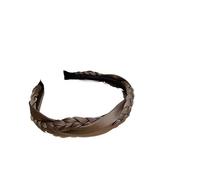 Fascia for capelli con treccia retrò incrociata for donna - Accessori for capelli alla moda for la pressione del viso e l'uso quotidiano(Graycoffee)