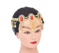 Fascia for capelli esotica for danza del ventre con pietre preziose - Accessori for danza indiana for performance e stile etnico