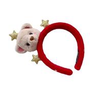 Fascia for capelli, fascia for capelli, fascia for capelli da donna, fascia for capelli con fiori in tessuto, fascia for capelli con orsetto imbottito di cartoni animati for trucco da donna, trasmissi