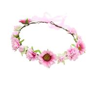 Fascia for capelli, fascia for capelli, fascia for donna, fascia for capelli con fiori in tessuto, fascia for capelli con fiori accattivanti, ghirlande e ghirlande Mostra la tua acconciatura for le do