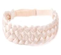 Fascia for capelli, Fascia intrecciata sintetica Copricapo intrecciato bohémien Parrucche Fascia for capelli intrecciata Frontale Copricapo Donna Ragazza Accessorio gitano Fascia elastica for donna