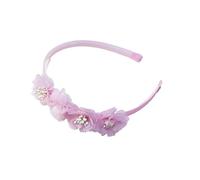 Fascia for capelli floreale for bambine - Grazioso accessorio for capelli con fiori freschi for bambine(Pink1)