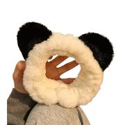 Fascia for capelli in peluche Orecchie di panda Cerchio for Lavaggio Porta for il viso for le donne Fasce for pelose for testa cartone animato Accessori for for trucco Fasce per Capelli Donna(Color1)