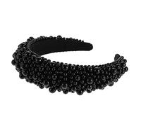 Fascia for capelli in spugna di perle Copricapo da sposa for la sposa Fasce for capelli alla moda Fasce for capelli in rilievo Fasce for capelli da sposa Perle Cerchietti for capelli di perle chic Fas