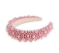 Fascia for capelli in spugna di perle Copricapo da sposa for la sposa Fasce for capelli alla moda Fasce for capelli in rilievo Fasce for capelli da sposa Perle Cerchietti for capelli di perle chic Fas