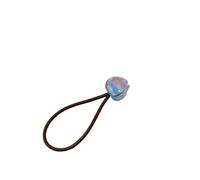 Fascia for capelli retrò con bocciolo di tulipano, elegante elastico elastico,Elastici per capelli(BluePurple)
