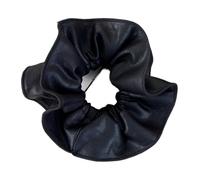 Fascia for capelli retrò in morbida pelle a doppio strato, con elastico, for temperamento femminile, copricapo autunnale e invernale(D)