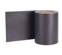 FASCIA FRANGIVISTA COPRENTE RINGHIERE PVC H.19cm L.35m ANTRACITE + 20 CLIPS EFFE