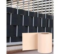 FASCIA FRANGIVISTA COPRENTE RINGHIERE PVC H.19cm L.35m ANTRACITE + 20 CLIPS EFFE