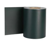 FASCIA FRANGIVISTA COPRENTE RINGHIERE PVC H.19cm L.35m ANTRACITE + 20 CLIPS EFFE