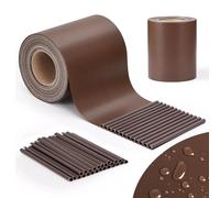 FASCIA FRANGIVISTA COPRENTE RINGHIERE PVC H.19cm L.35m ANTRACITE + 20 CLIPS EFFE