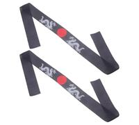 Fascia Giapponese per Karate in Poliestere Nera, 1 Paio | Stile Samurai, Morbida e Confortevole, per Allenamento e Supporto, Accessorio Sportivo