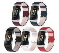 Fascia In Pelle Per Orologio Eurowagens Per Fitbit-Charge 5, Cinturino Da Polso